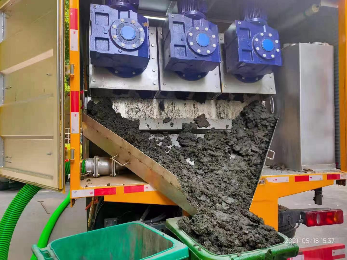 磐石化粪池清掏城市维护站-泥浆净化干湿分离处理